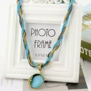 Betsey Johnson Bohemian Style turquoise Necklace